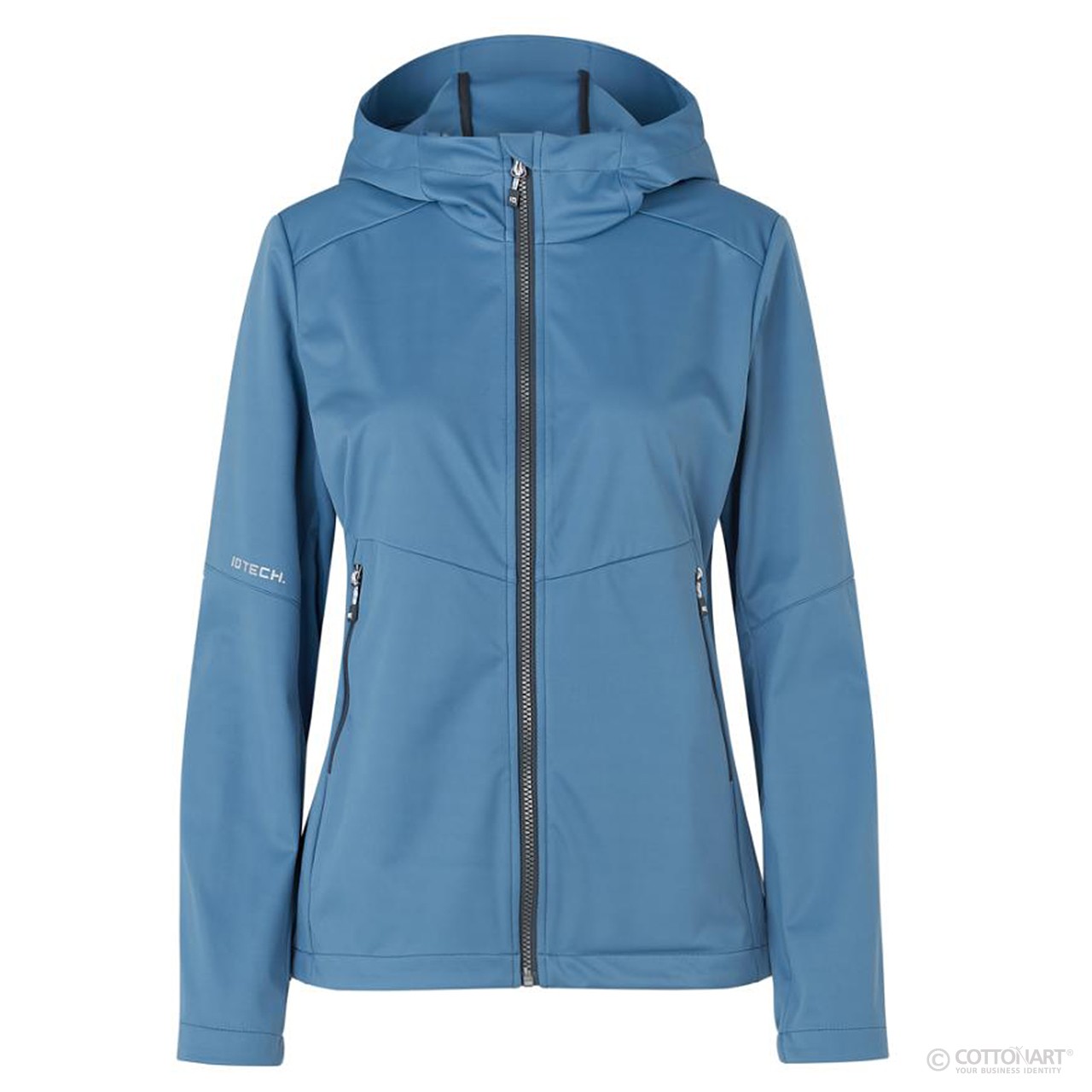 Soft Shell-Jacke Damen | light ID Identity® Stormy Blue 3XL