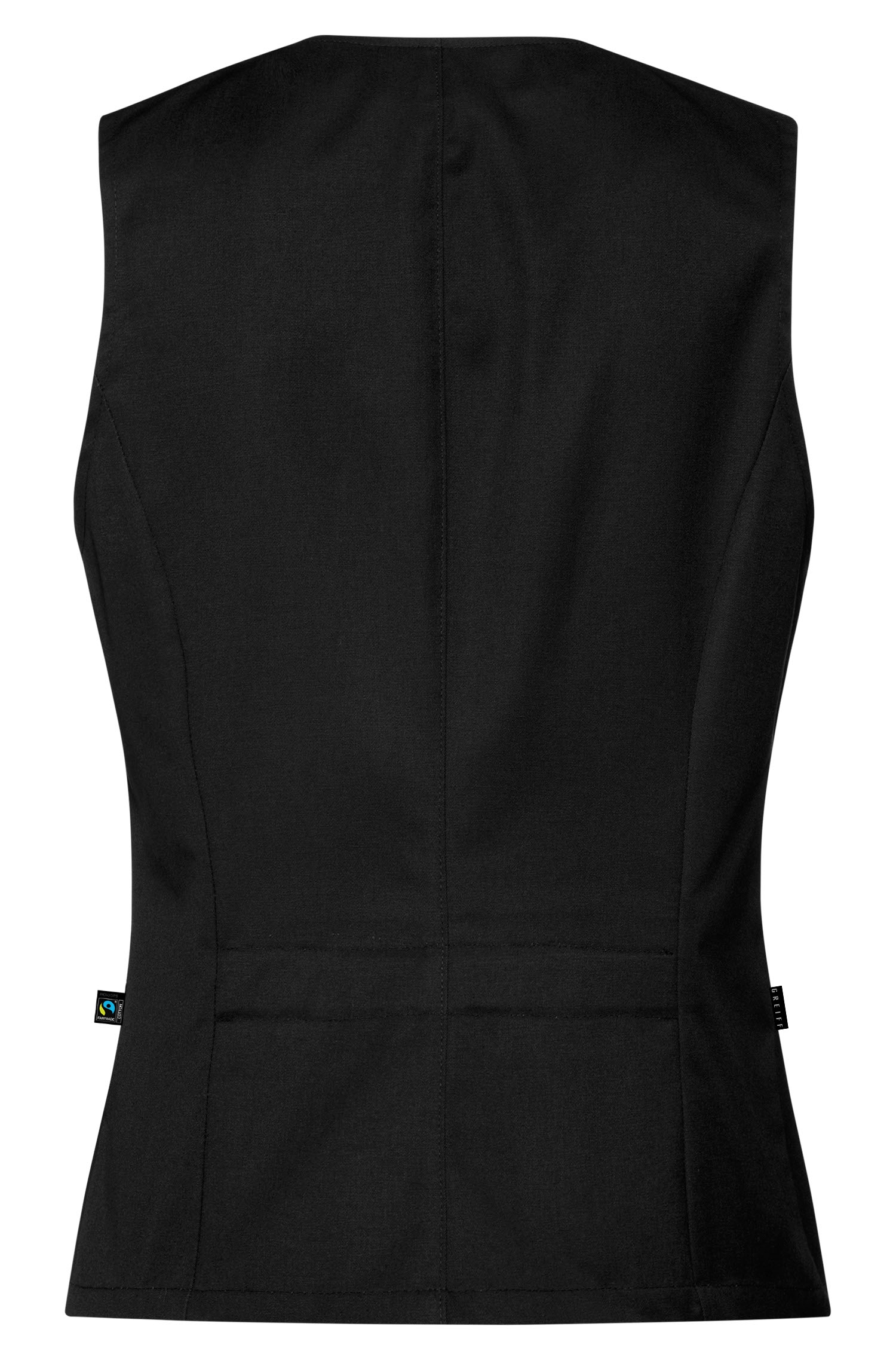 Damen Weste Regular Fit 1717 Greiff® Schwarz XXL