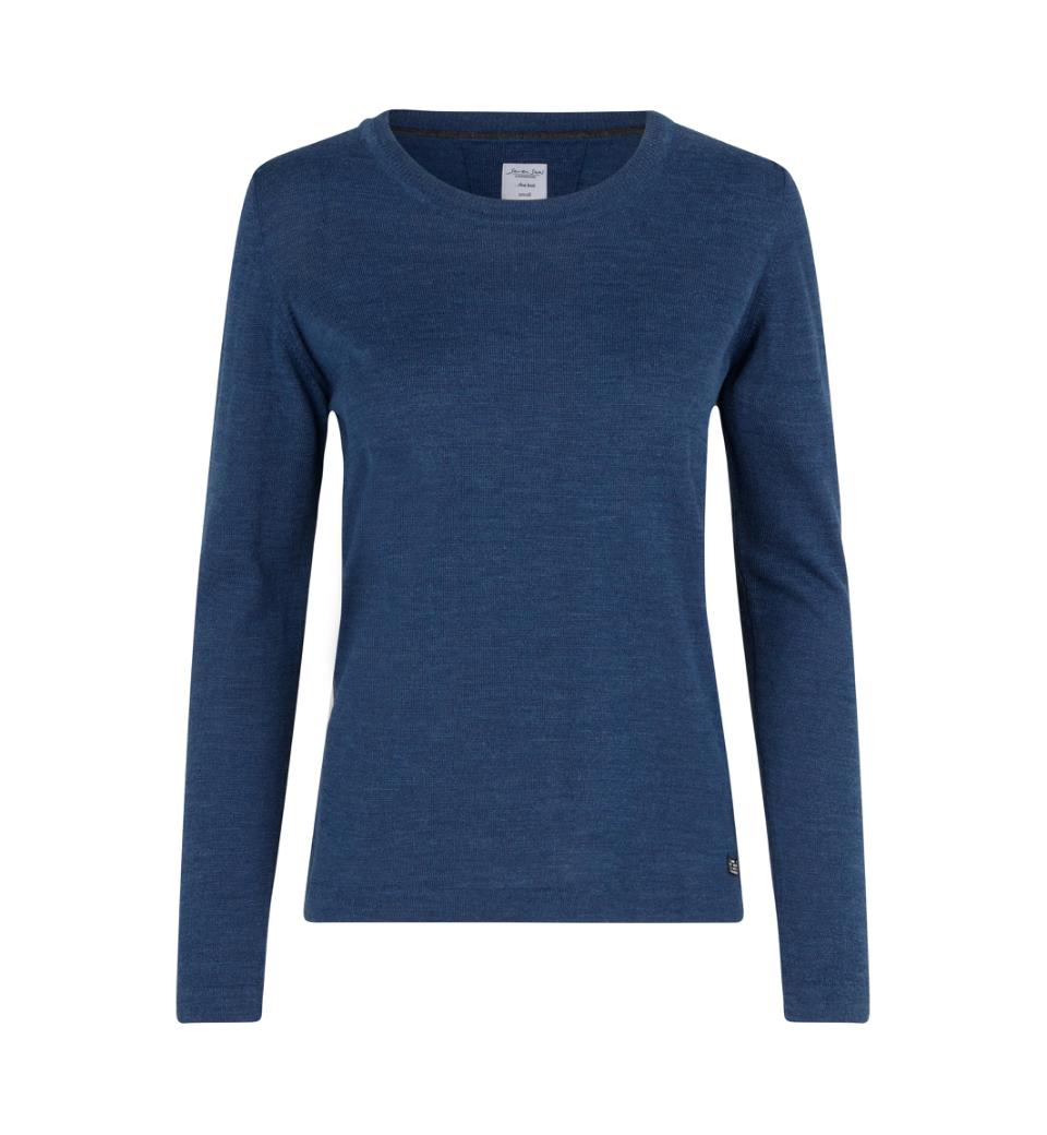 Damen Strickpullover Seven Seas® Blau Melange 3XL