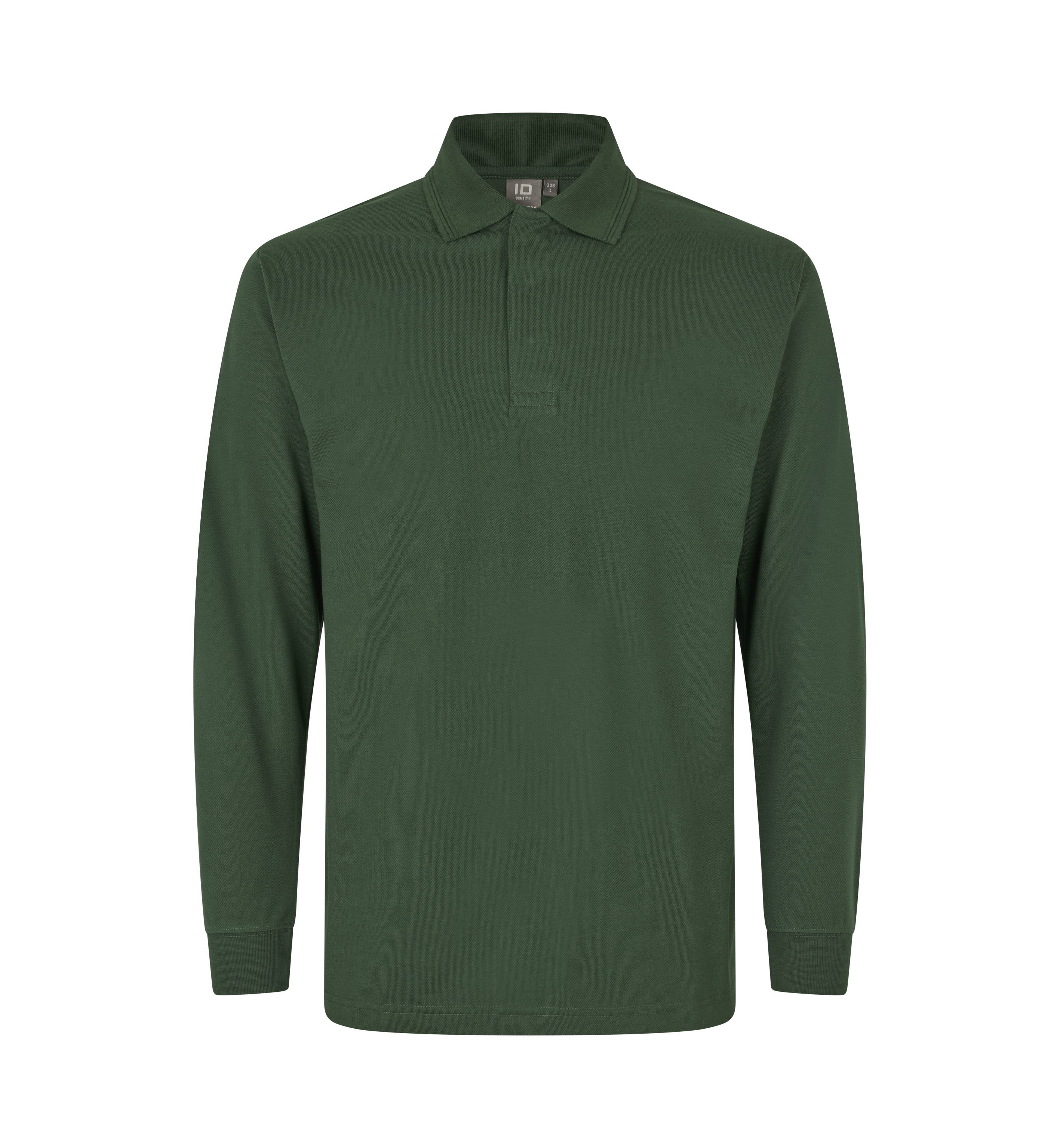 PRO Wear Langarm-Poloshirt | Druckknopf 220 g/m² ID Identity® Flaschengrün 6XL