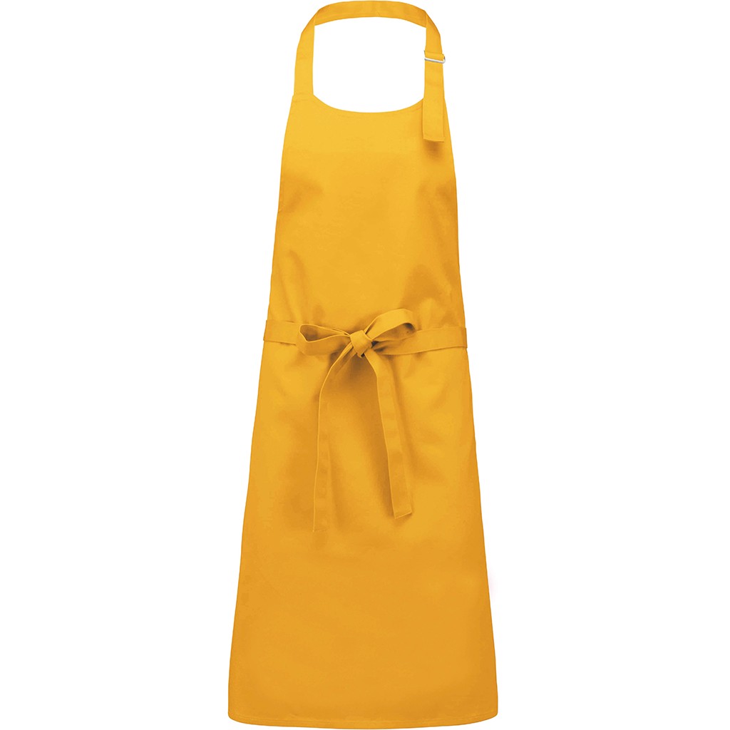 Sommelierschürze ohne Tasche Mischgewebe 90 x 76 cm Kariban® Mustard One Size