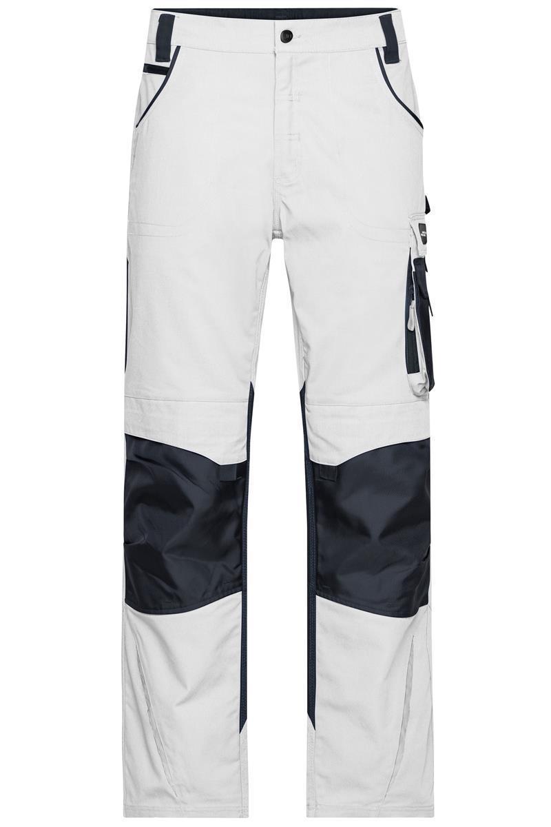 Unisex Workwear Hose Strong James & Nicholson® White / Carbon 110