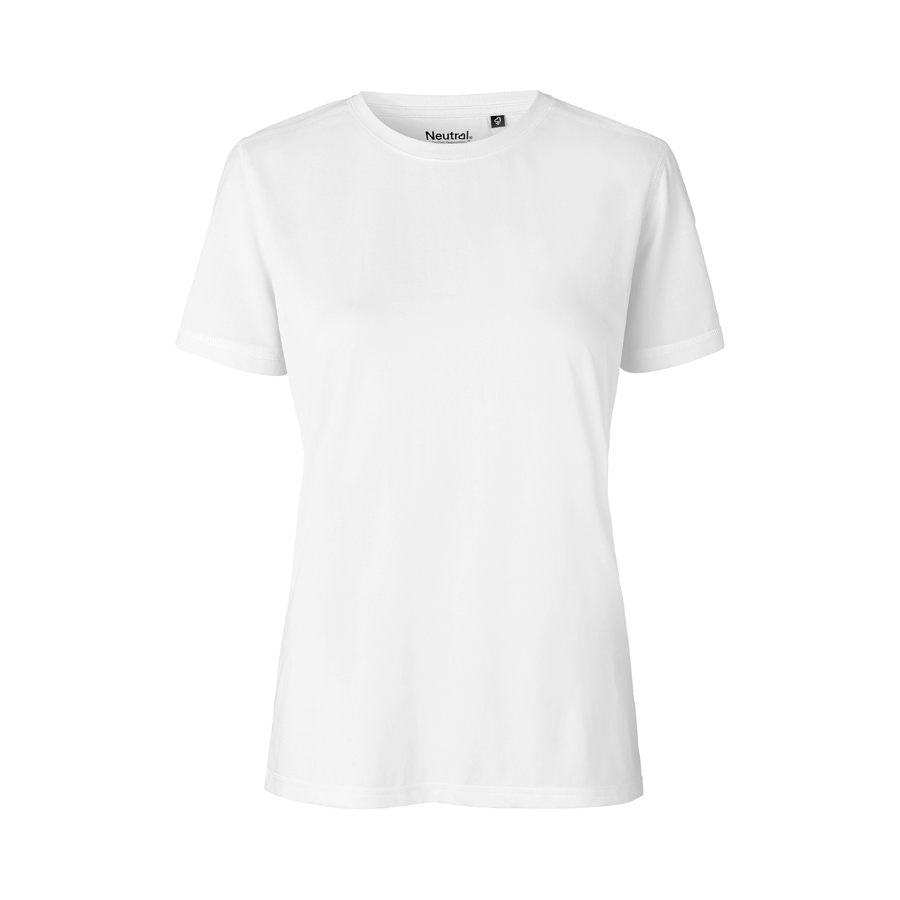 Fairtrade Recycled Performance Damen-T-Shirt 155 g/m² Neutral® White M