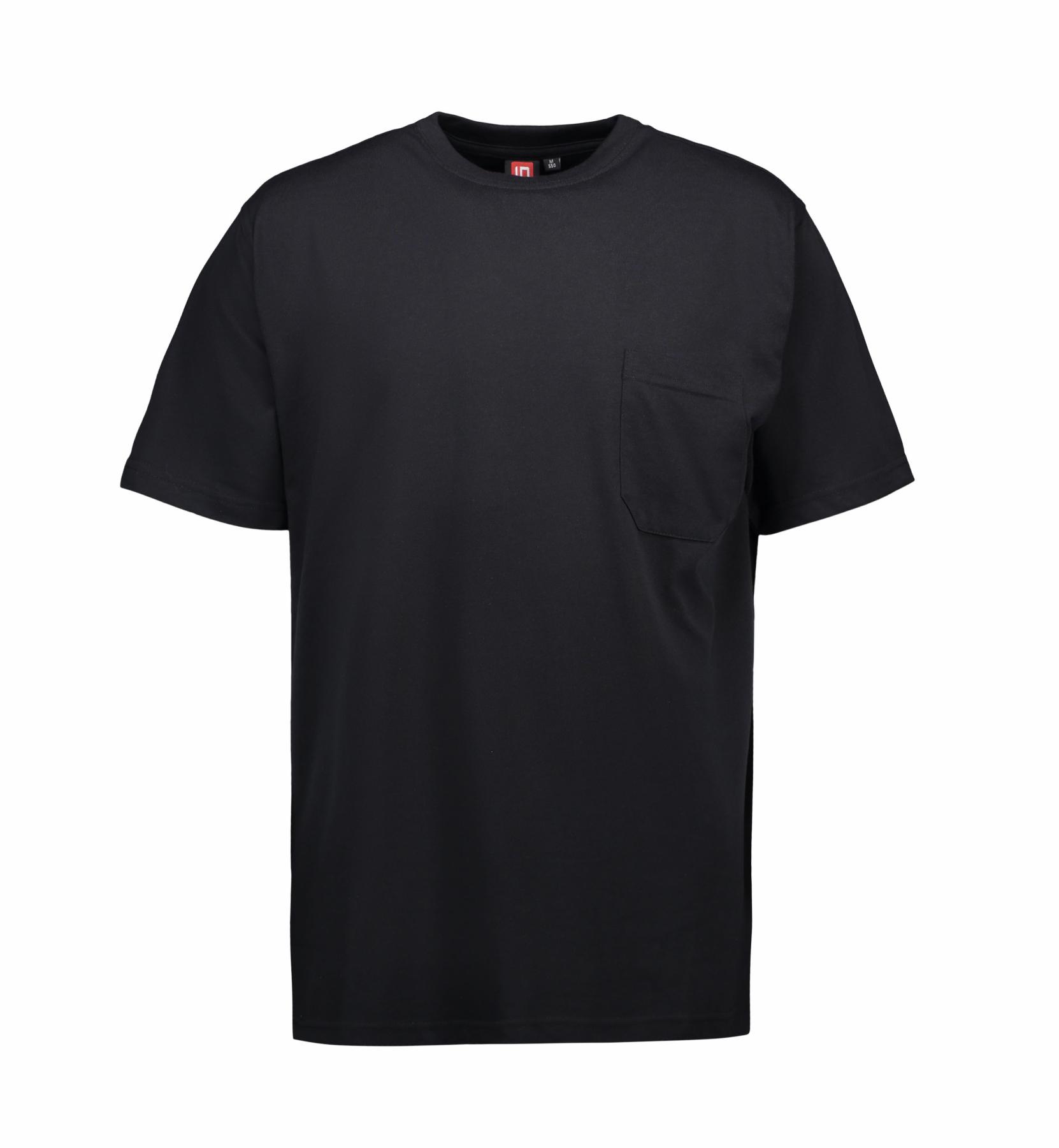 T-TIME® T-Shirt | Brusttasche 200 g/m² ID Identity® Schwarz S