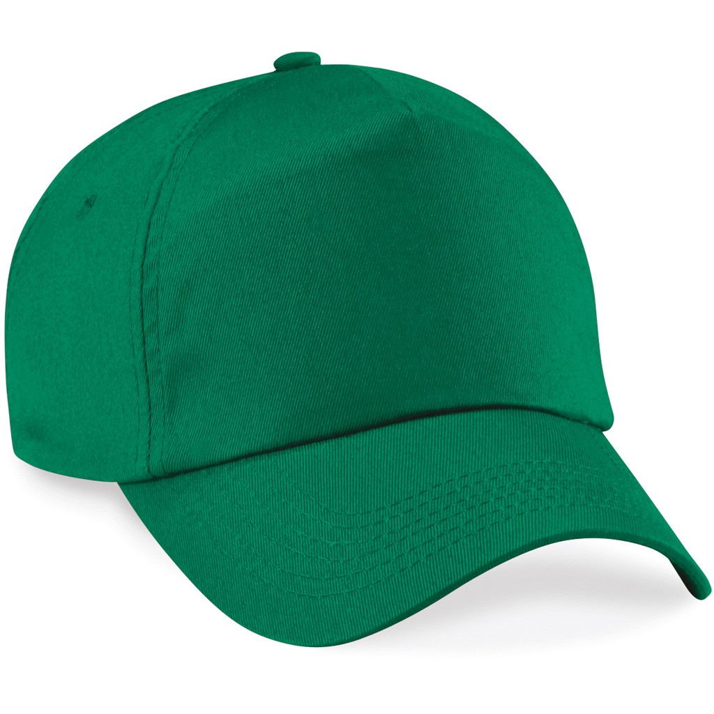 Kinder Cap 5 Panel Beechfield® NUR BEDRUCKBAR Kelly Green