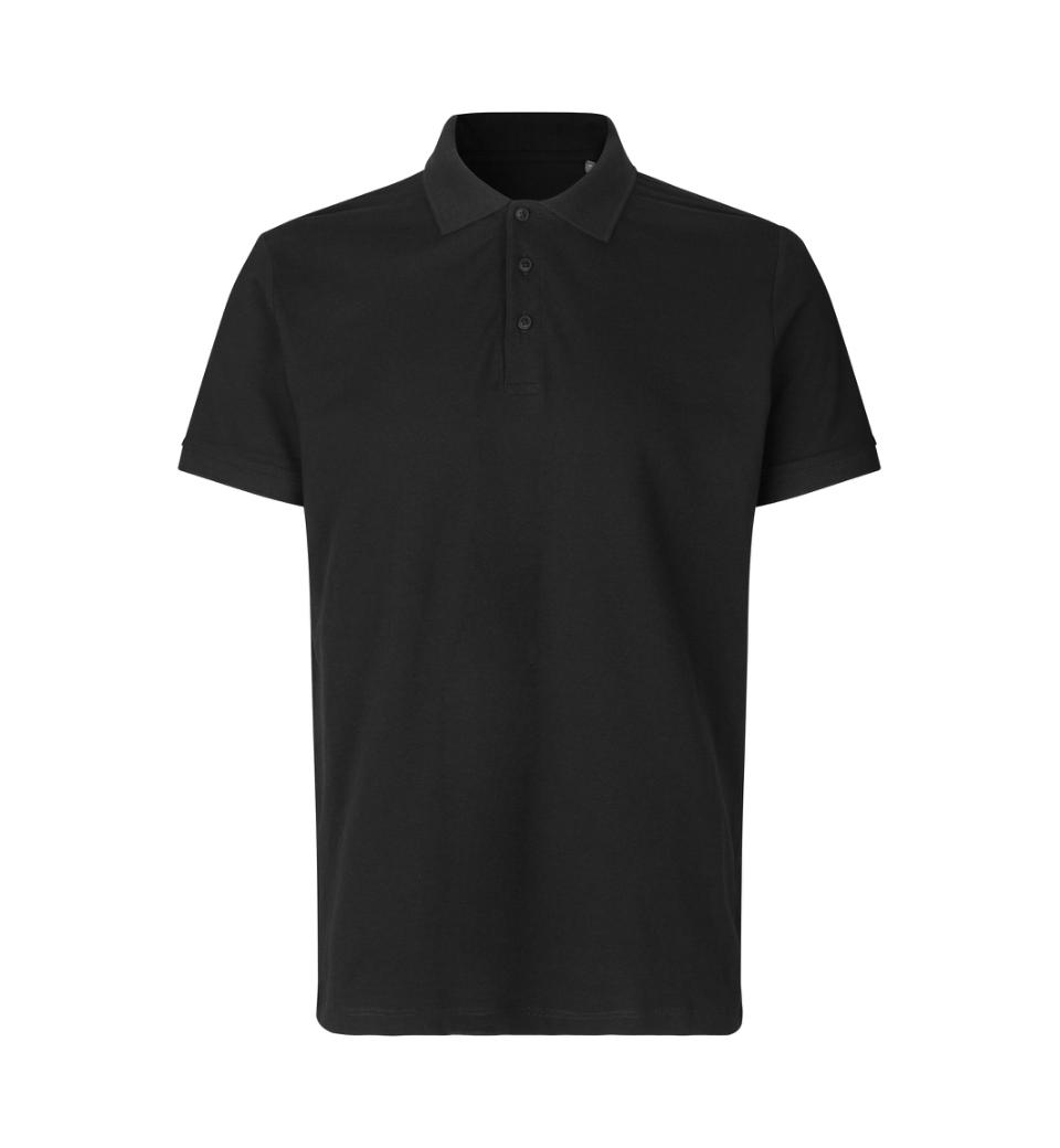 Poloshirt Herren | Bio-Baumwolle 200 g/m² ID Identity® Schwarz 4XL