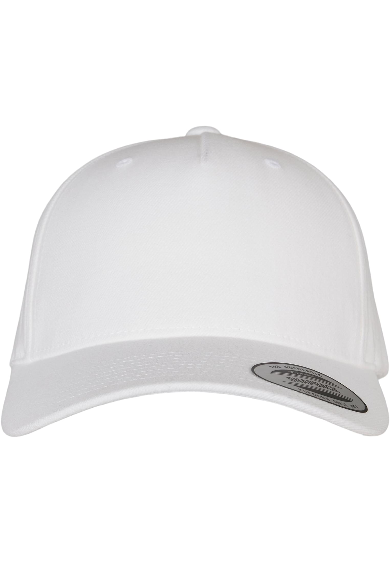 YP Classics 5-Panel Premium curved Snapback Cap Flexfit® White