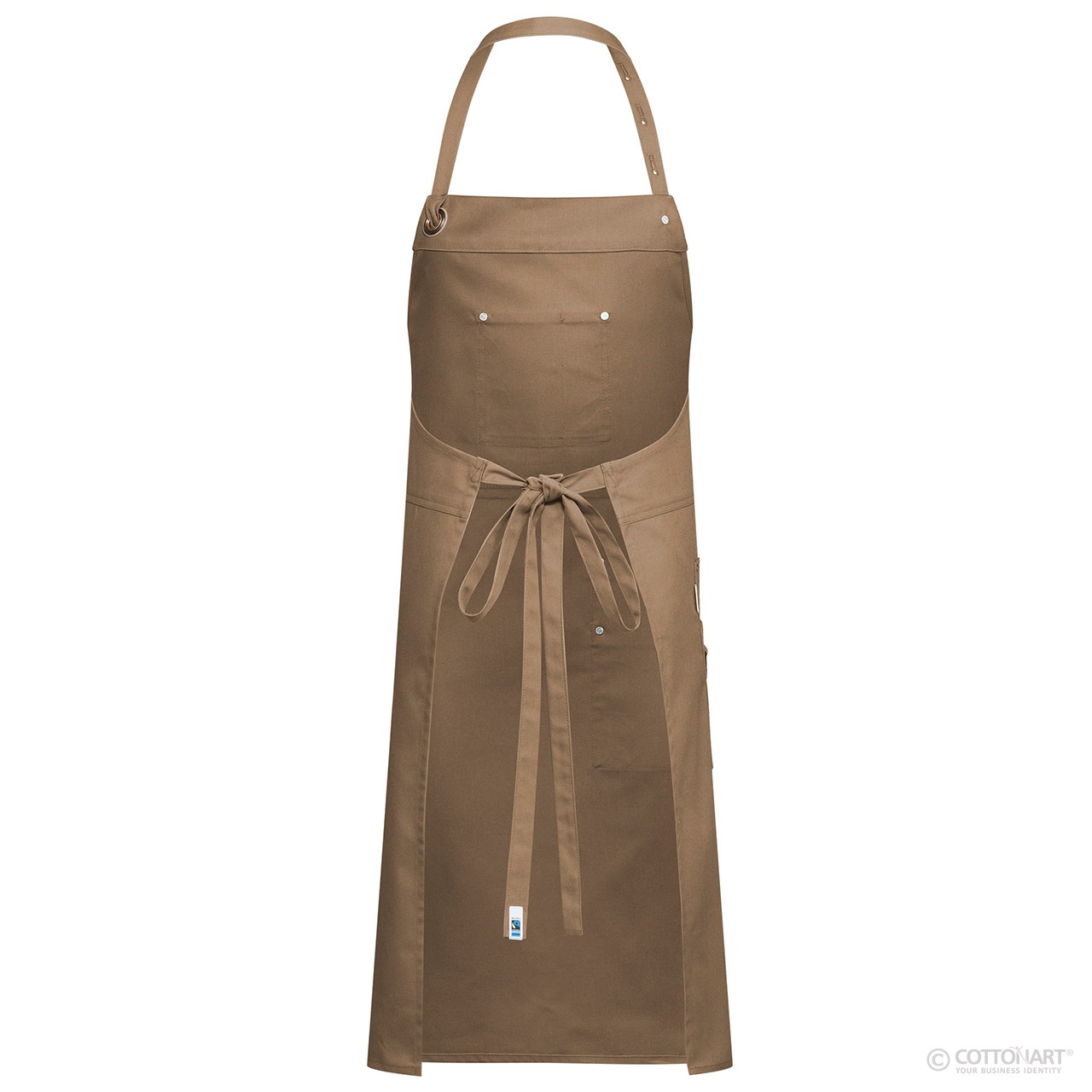 Bib apron CANVAS 4049 77 x 95 cm Greiff® Sand