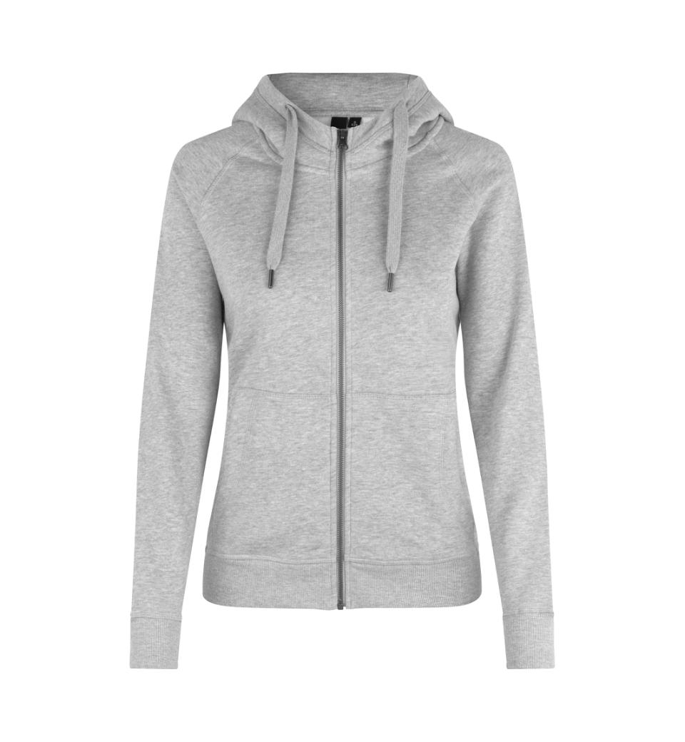 Ladies CORE Hoodie Jacket Classic 300 g/m² ID Identity® Grey Melted XL