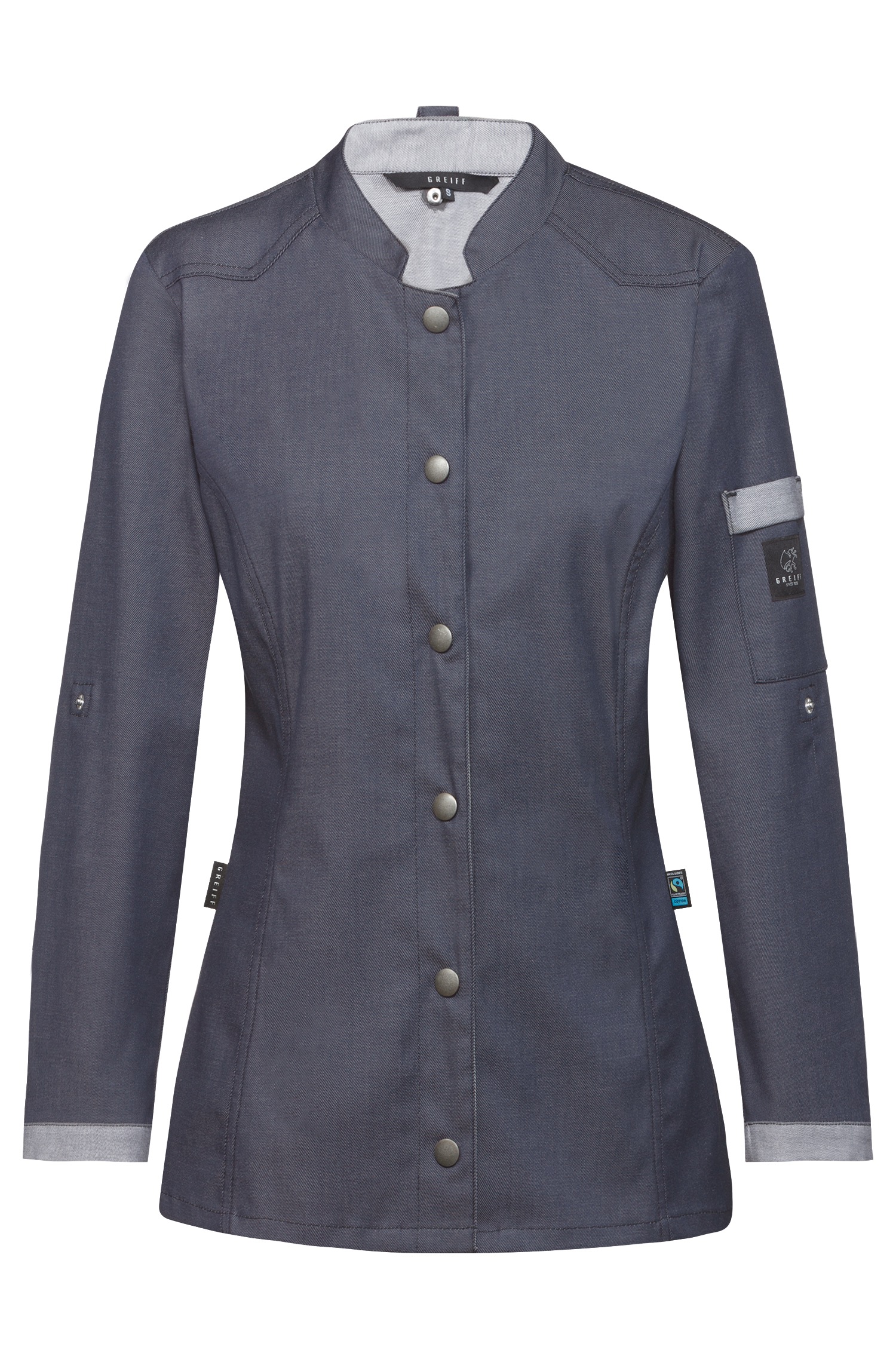 Ladies' Cooking Jacket Regular Fit 5415 FAIRTRADE Greiff®