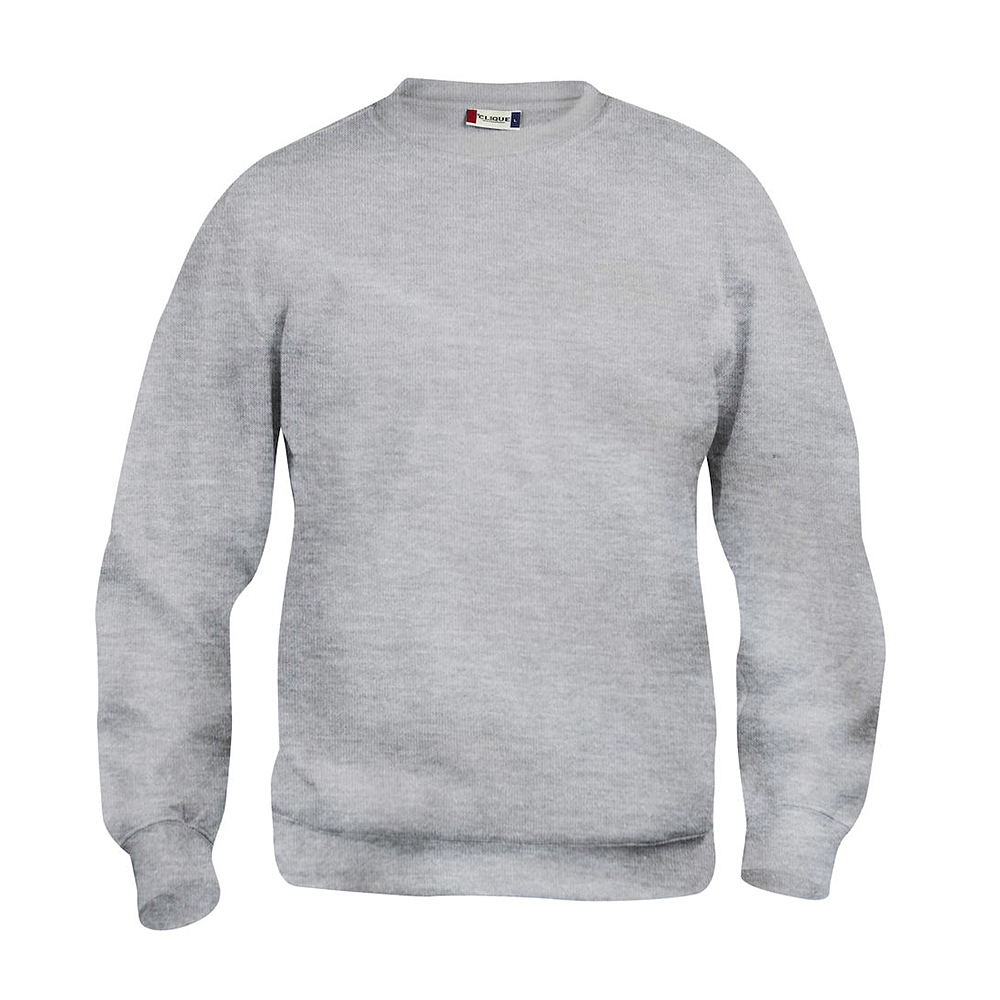 Kinder Rundhals Sweatshirt 280 g/m² Clique® Graumeliert 95 90/100 (3-5 Jahre)
