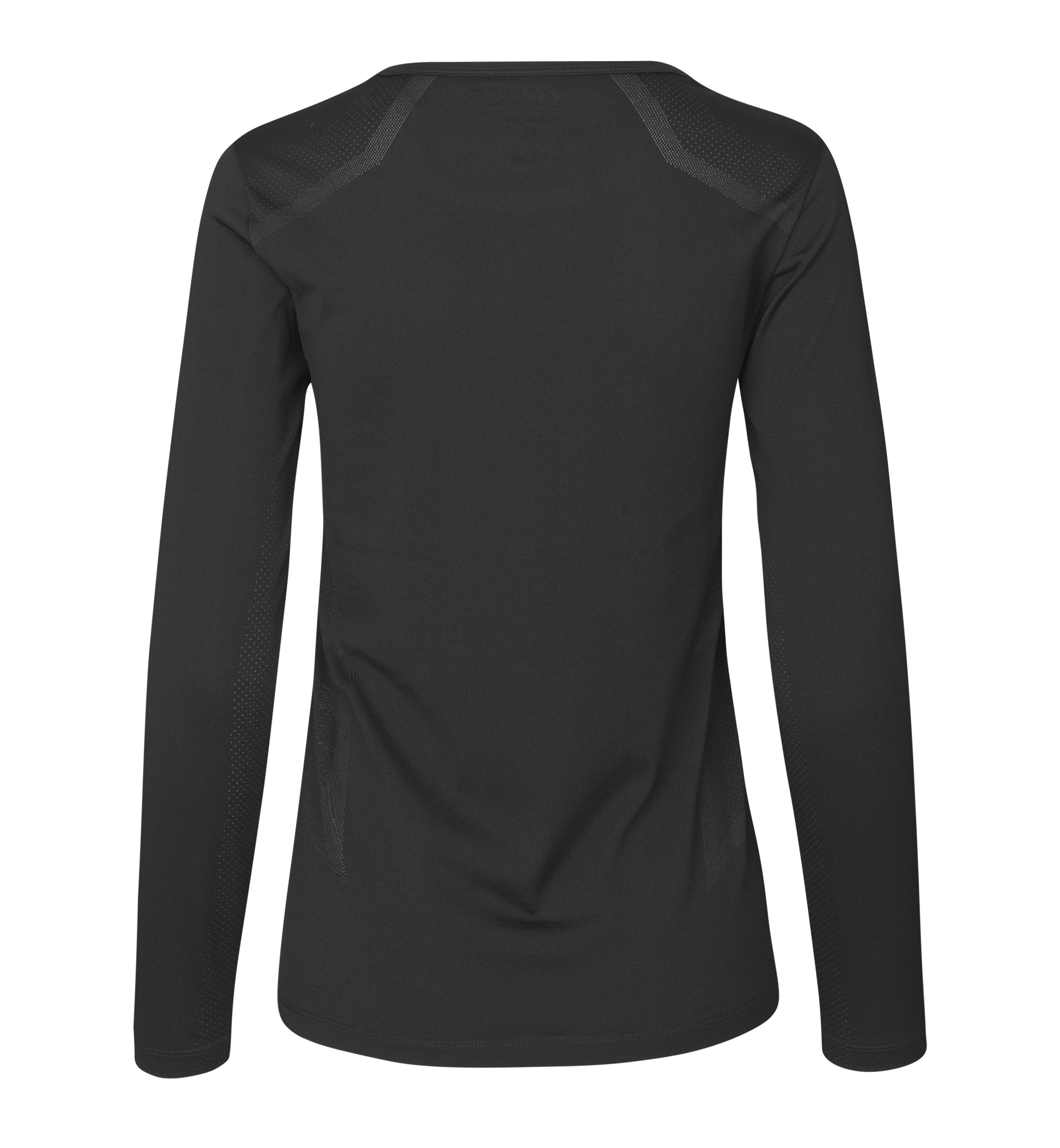 Damen Performance Langarm T-Shirt Seamless Geyser® by ID Identity® Schwarz XXL