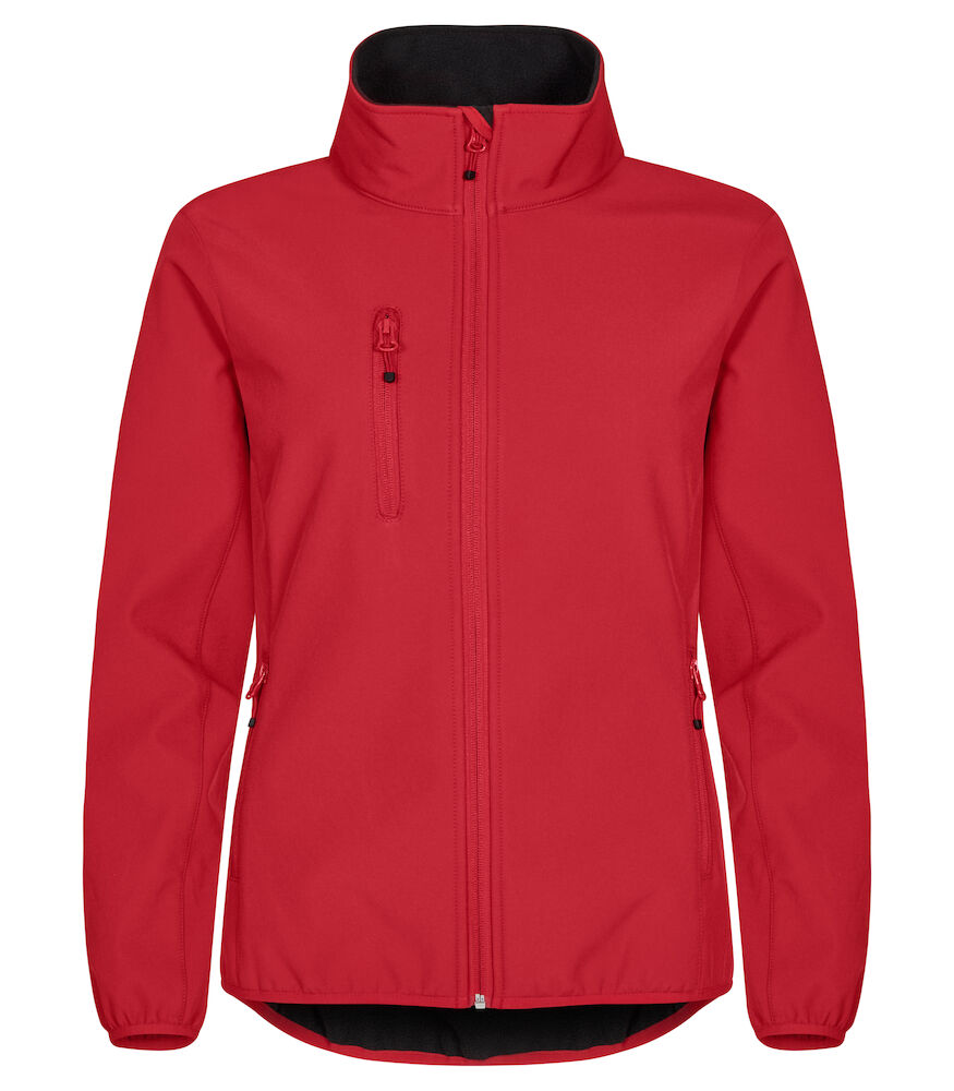 Damen Softshelljacke Classic Clique® Rot XS