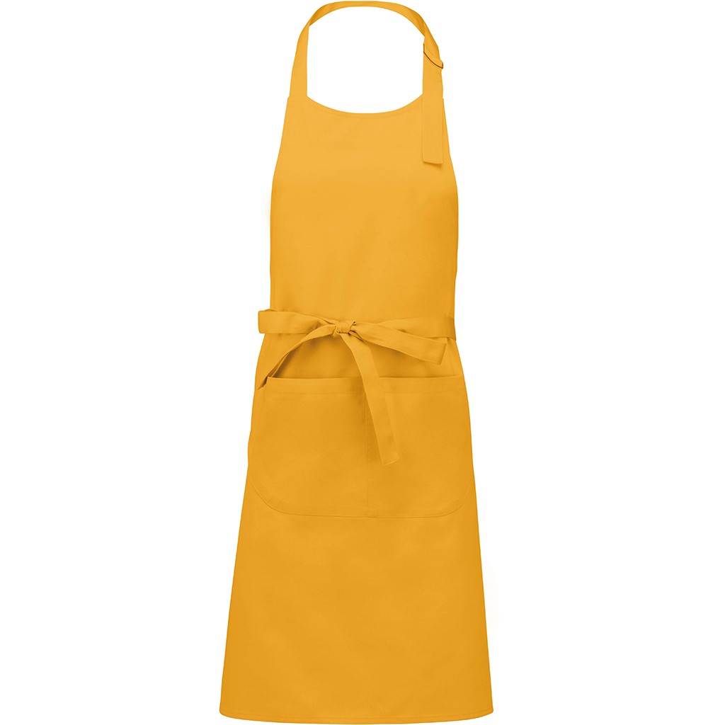 Sommelierschürze mit Tasche Mischgewebe 90 x 76 cm Kariban® Mustard One Size