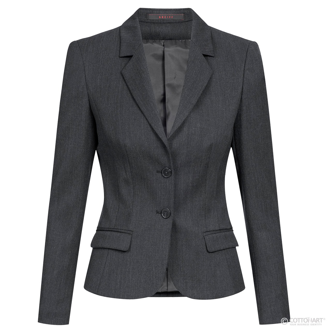 Damen-Blazer Slim Fit 1434 Greiff® Anthrazit 38