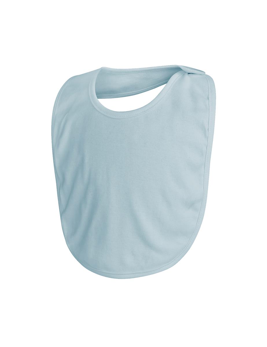 Baby bib made from Fairtrade organic cotton Neutral® Light Blue