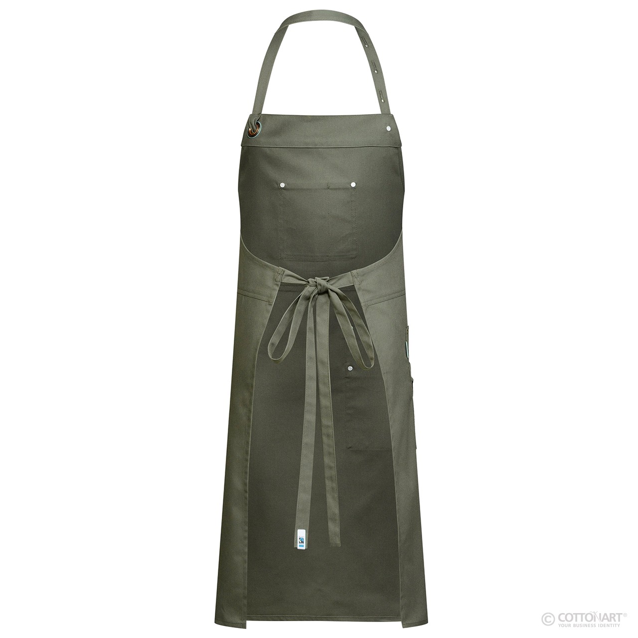 Bib apron CANVAS 4049 77 x 95 cm Greiff® rust brown