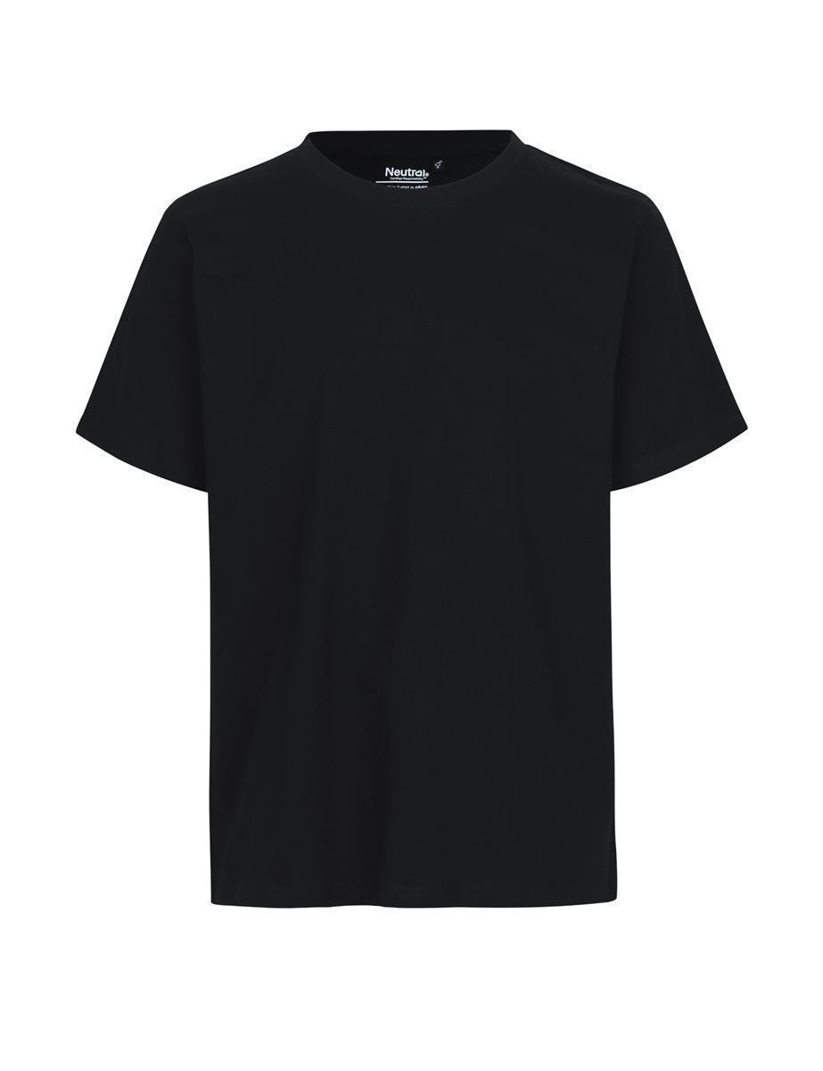 Organic Fairtrade Unisex Regular T-Shirt 155 g/m² Neutral ® Black 5XL