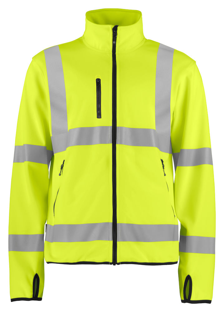 Lightweight high-visibility softshell jacket EN ISO 20471 CLASS 3 Projob® 
