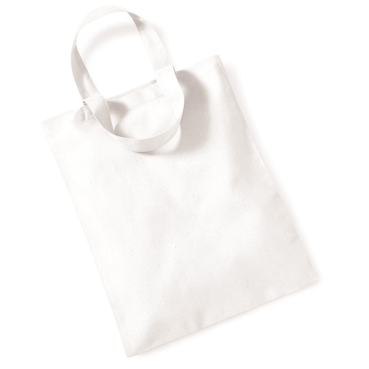 Minibaumwolltasche 26 x 32,5 cm Westford Mill® White