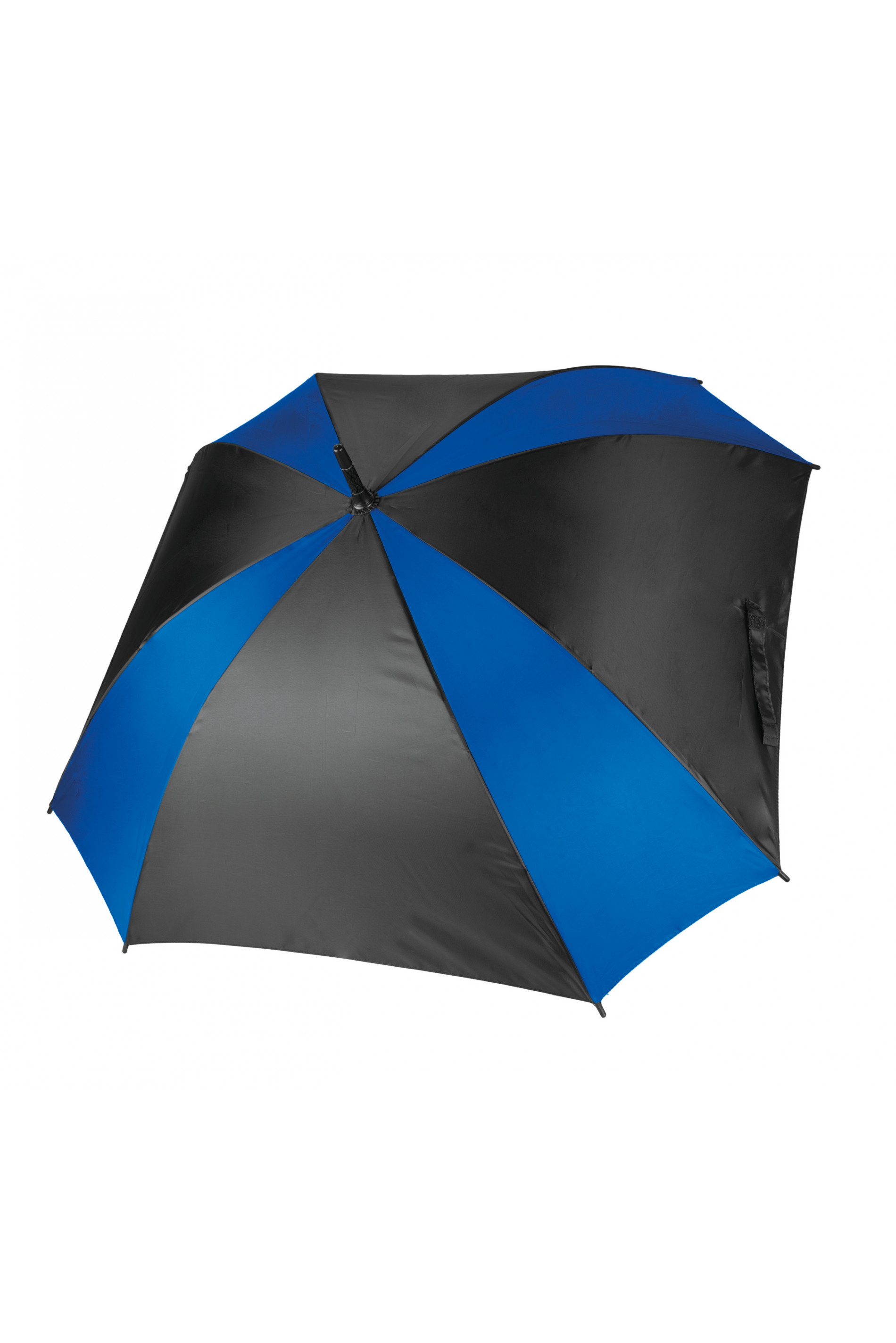 Quadratischer Schirm bedrucken lassen inkl. Logo KiMood® black - royal blue