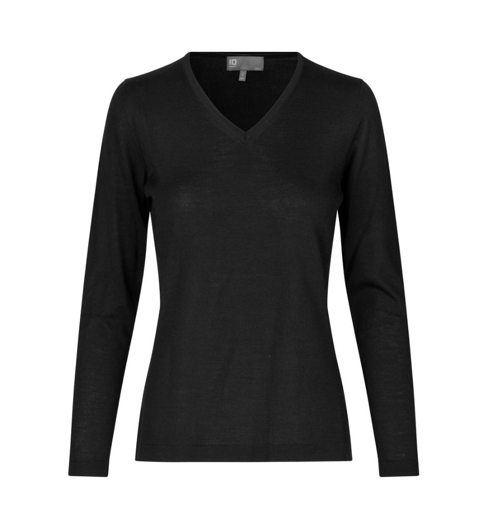 Pullover Damen | Merino  ID Identity® Schwarz S