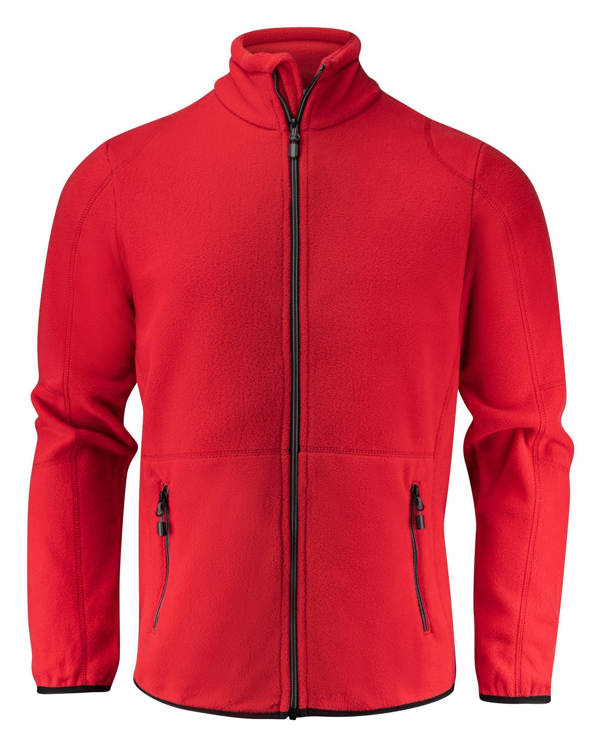 Men's outdoor fleece jacket Speedway Printer® Red XL