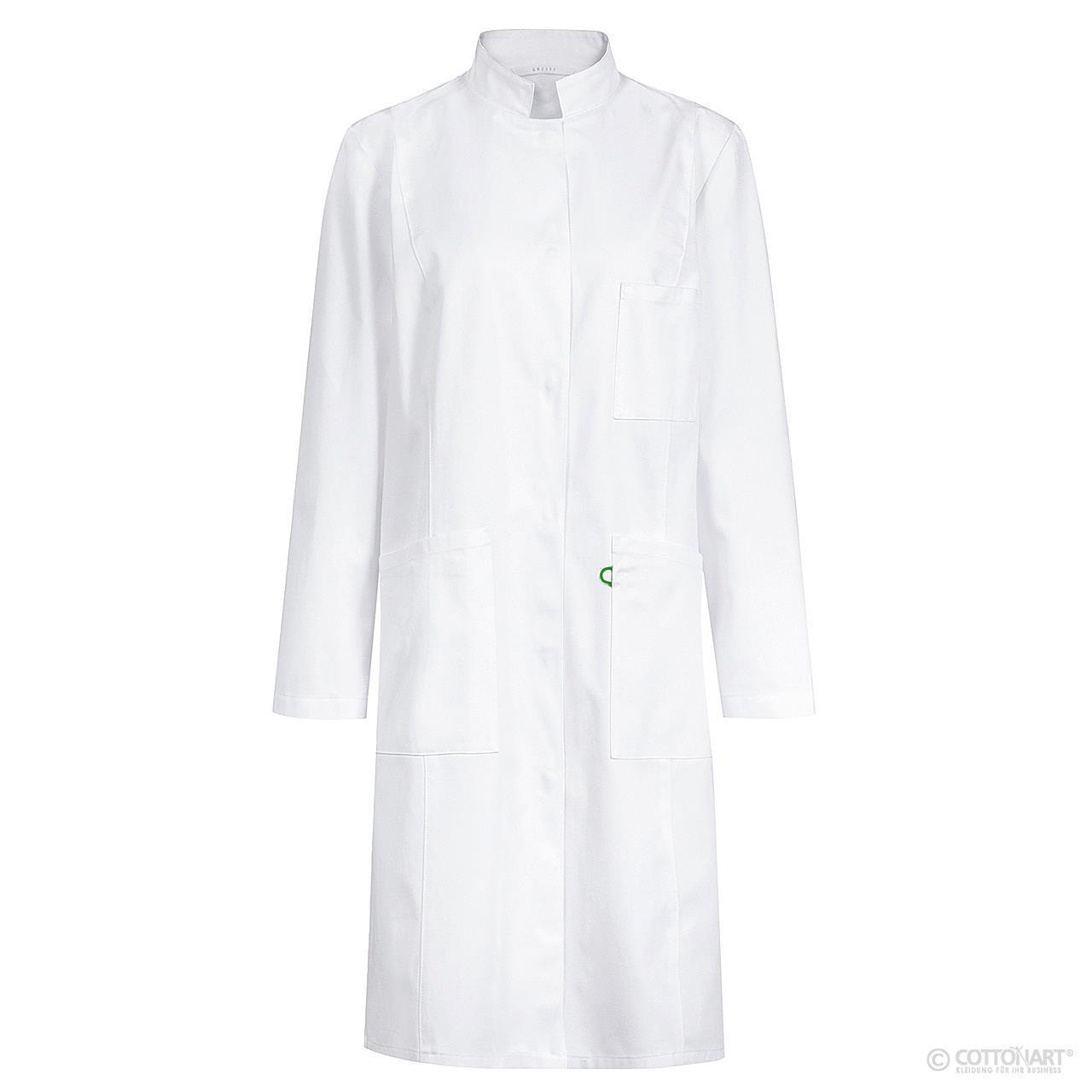 Premium Damen-Laborkittel Baumwolle Regular Fit 5023 Greiff® Weiß 50