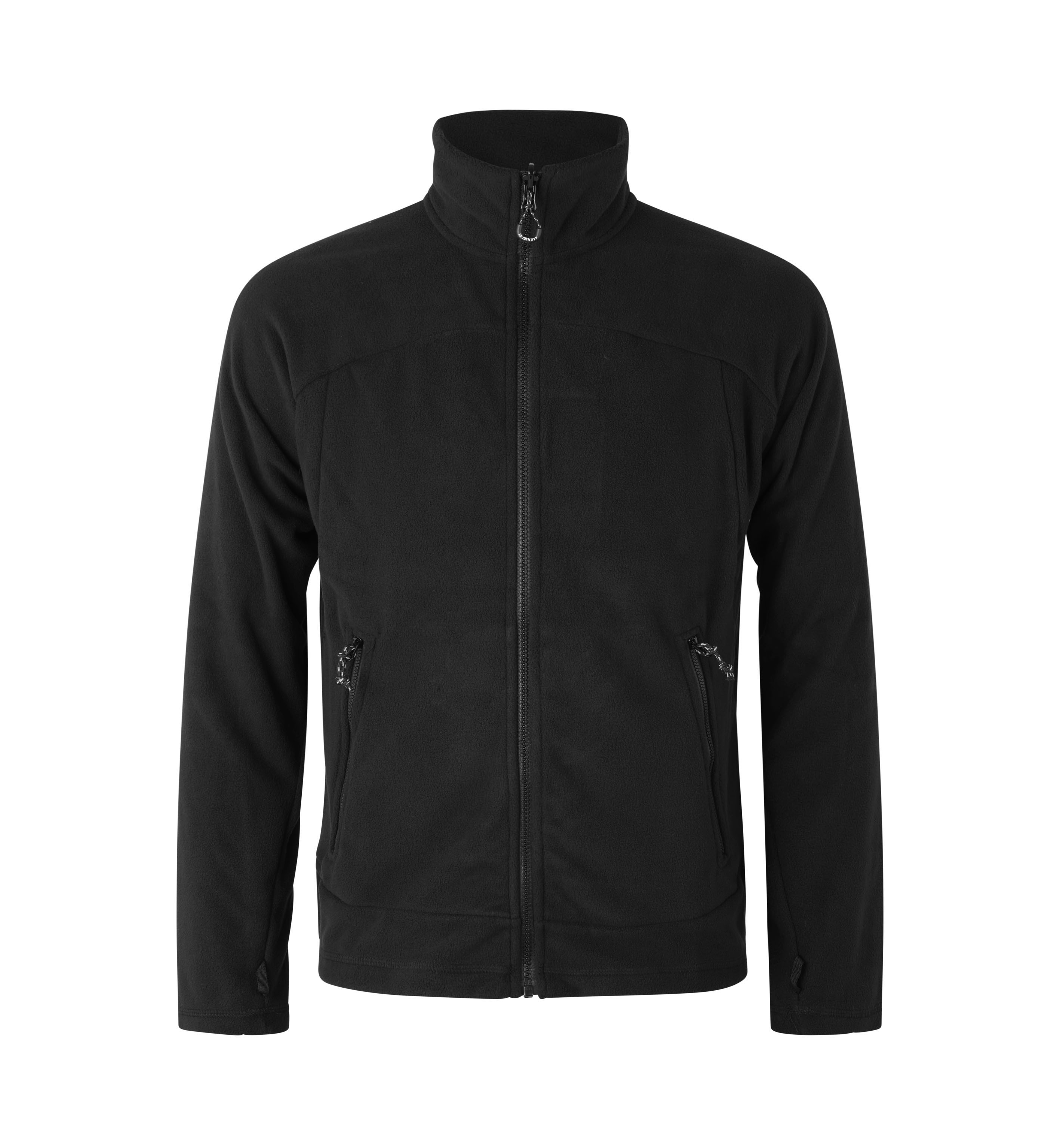 Men's fleece jacket Zip'n'Mix 280gr/m² ID Identity® Black S