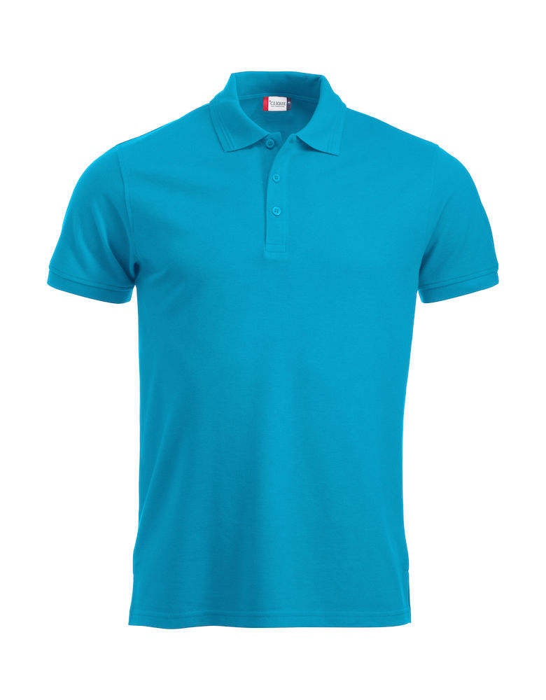 Men's Workwear Polo Shirt Manhattan 200 g/m² Clique® Turquoise 54 XS