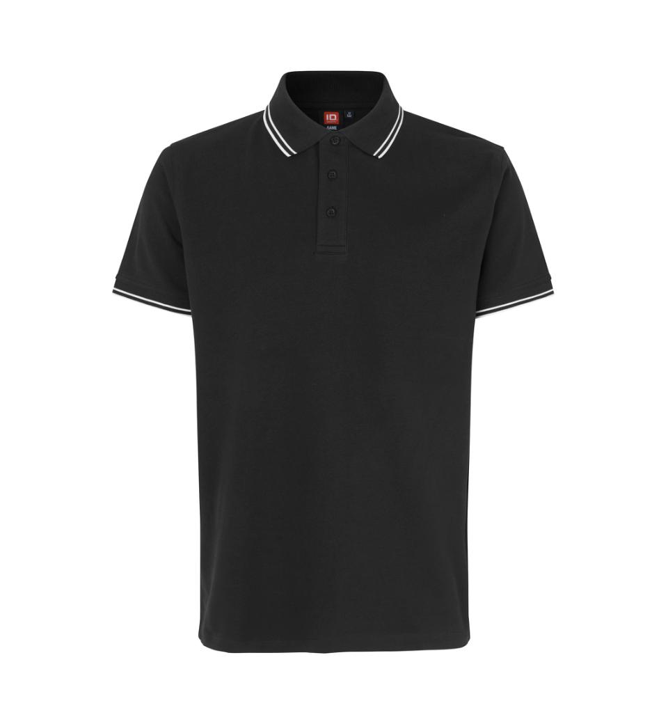 Poloshirt | Kontrast | Stretch | Herren 220 g/m² ID Identity® Black S