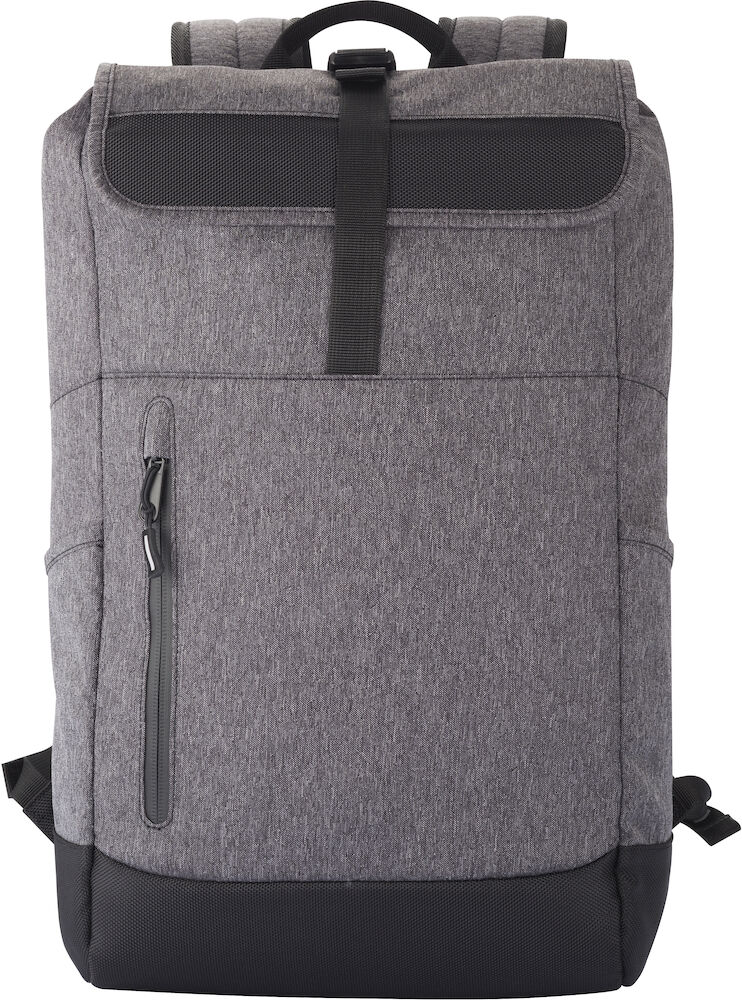 Roll-Up Backpack 29 x 42 x 15 cm Clique® Vintage Grau